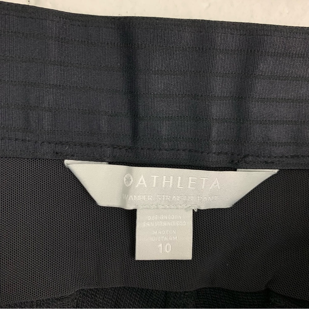 Athleta Black Straight Leg Pants - Picture 9 of 13